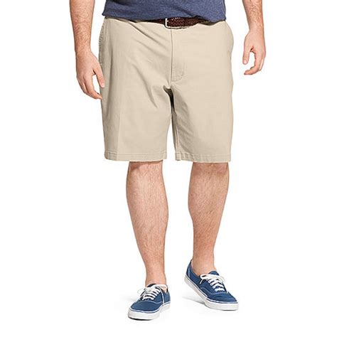 Haggar&174; Mens Big and Tall Cool 18 Pro Classic Fit Flat Front Expandable Waist Shorts. . Jcpenney shorts